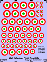 Italian Roundels (Red Outer)